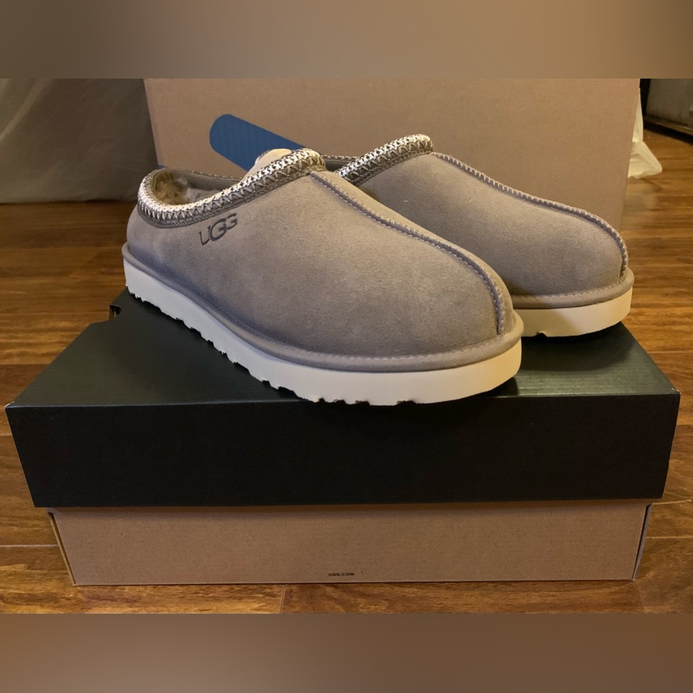 NEW Ugg Men’s Tasman Caribou Slipper - Size 10M - Sheepskin Suede Clog Mule